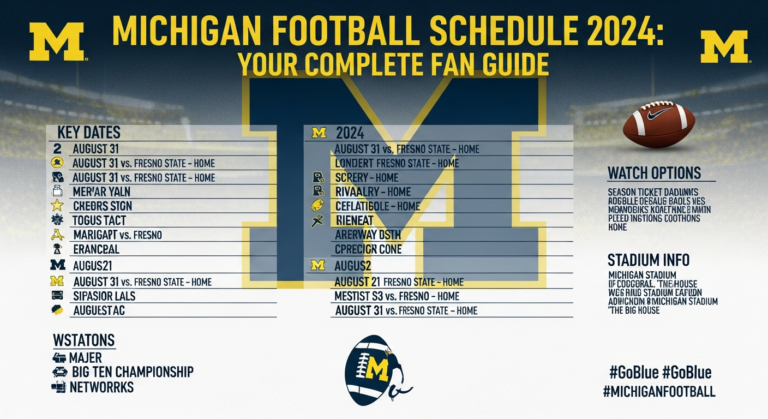 Michigan Football Schedule 2024