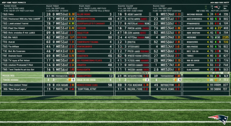 New York Jets vs New England Patriots Match Player Stats