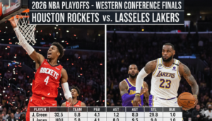 houston rockets vs lakers match player stats